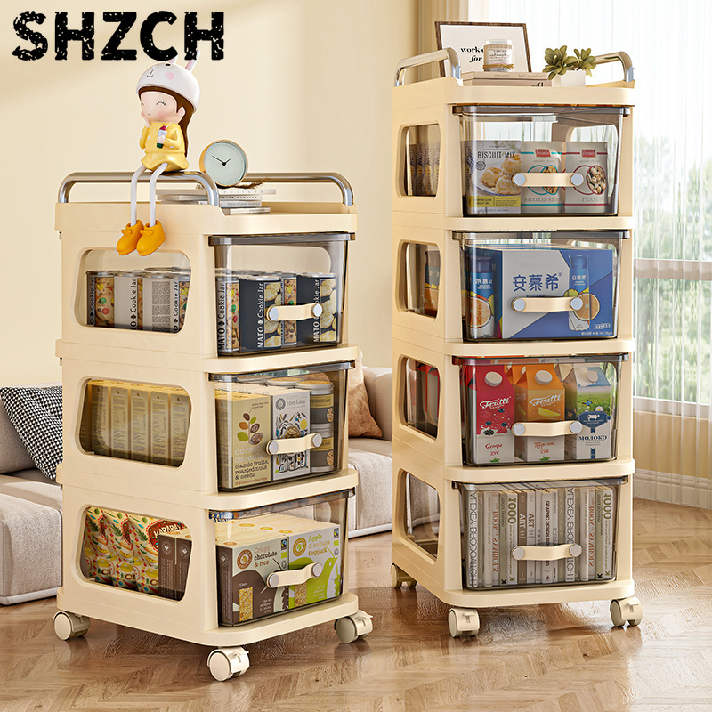 Baby Nursery Essentials - Carrello Portaoggetti Multifunzionale per Snack, Organizzatore