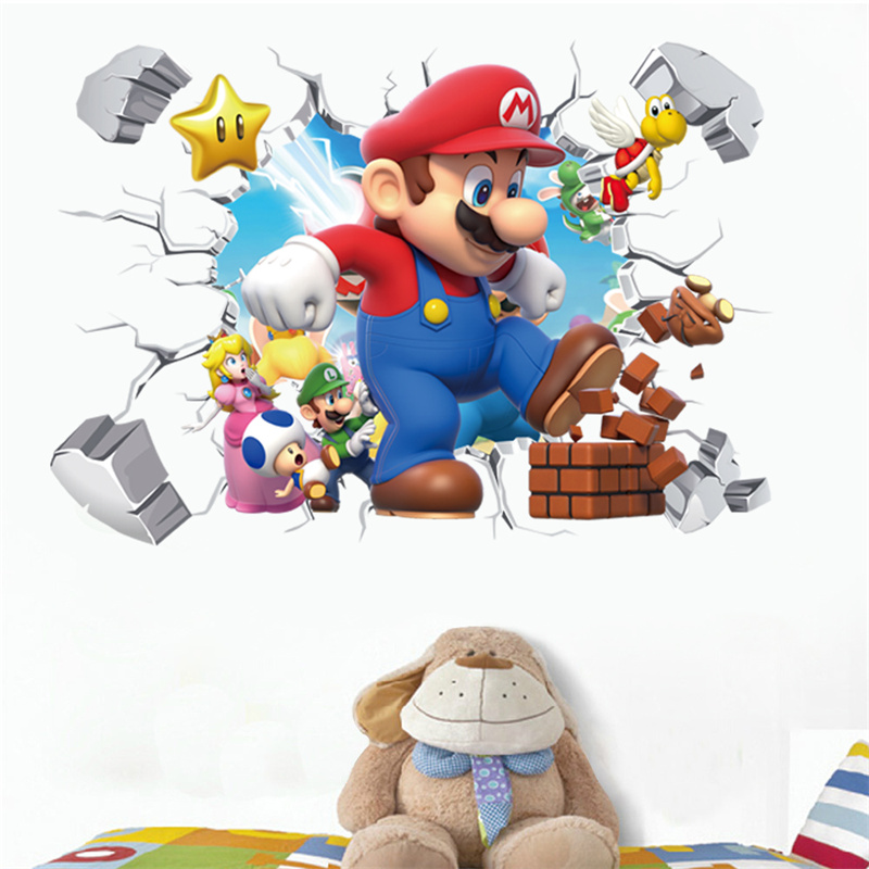 Baby Nursery Labels - Adesivi murali 3D con personaggi di