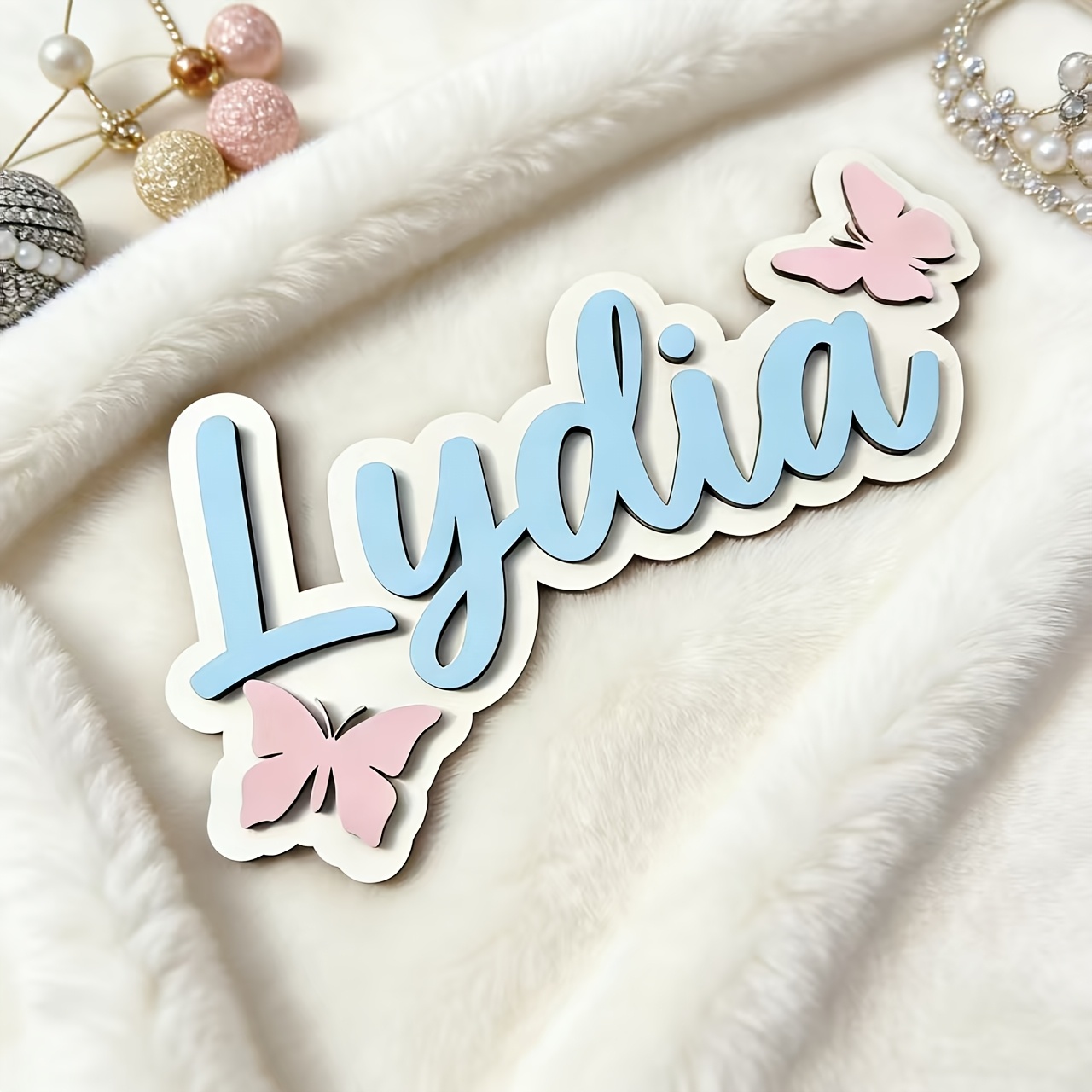 Baby Nursery Name - Targa Personalizzata per Camera con Nome