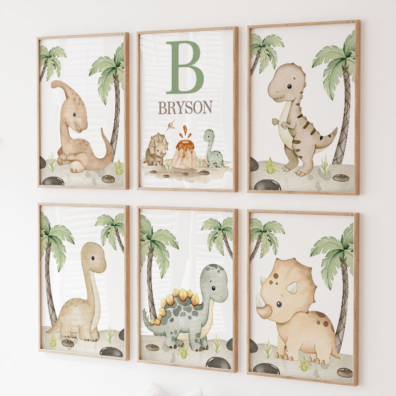Baby Nursery Neutral - 6 tipi di quadri su tela
