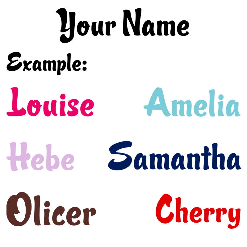 Baby Nursery Labels - Adesivo Murale in Vinile Personalizzato con