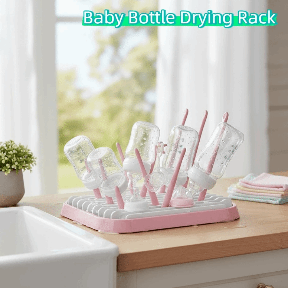 Baby Nursery Essentials - Stendino per biberon pieghevole Robusto asciugatrice