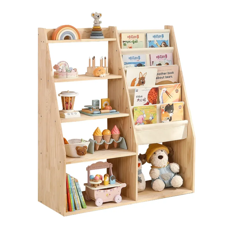 Baby Nursery Unit - Scaffale 2-in-1 per Giocattoli e Libri