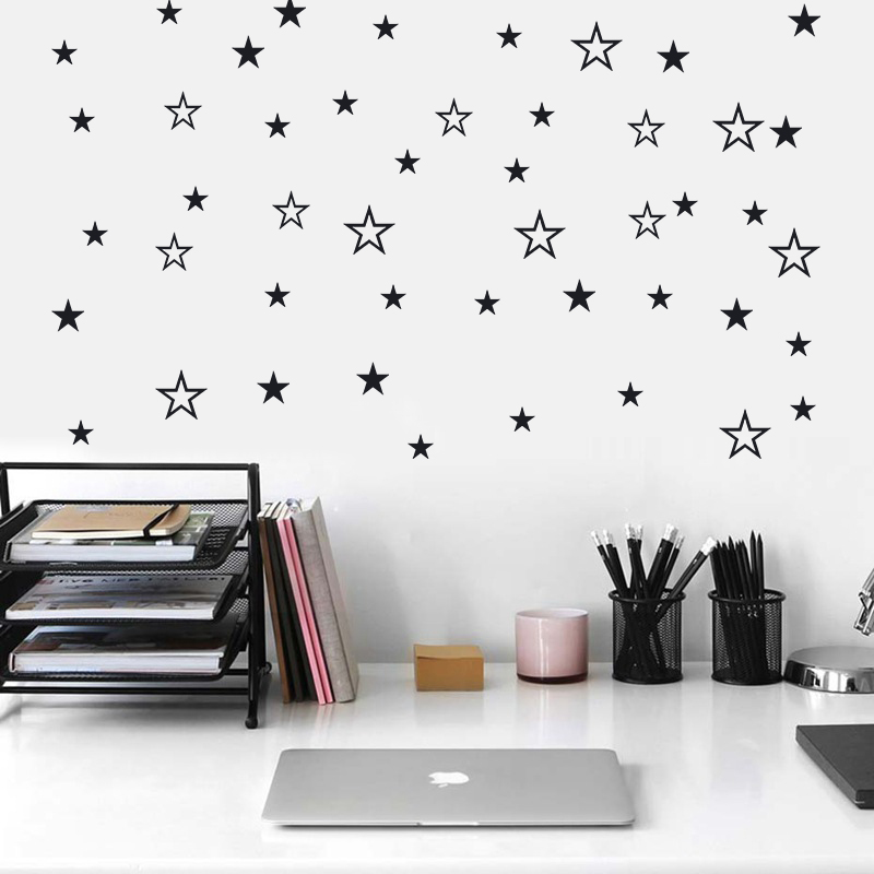 Baby Nursery Decals - Adesivo da parete con stelle solide