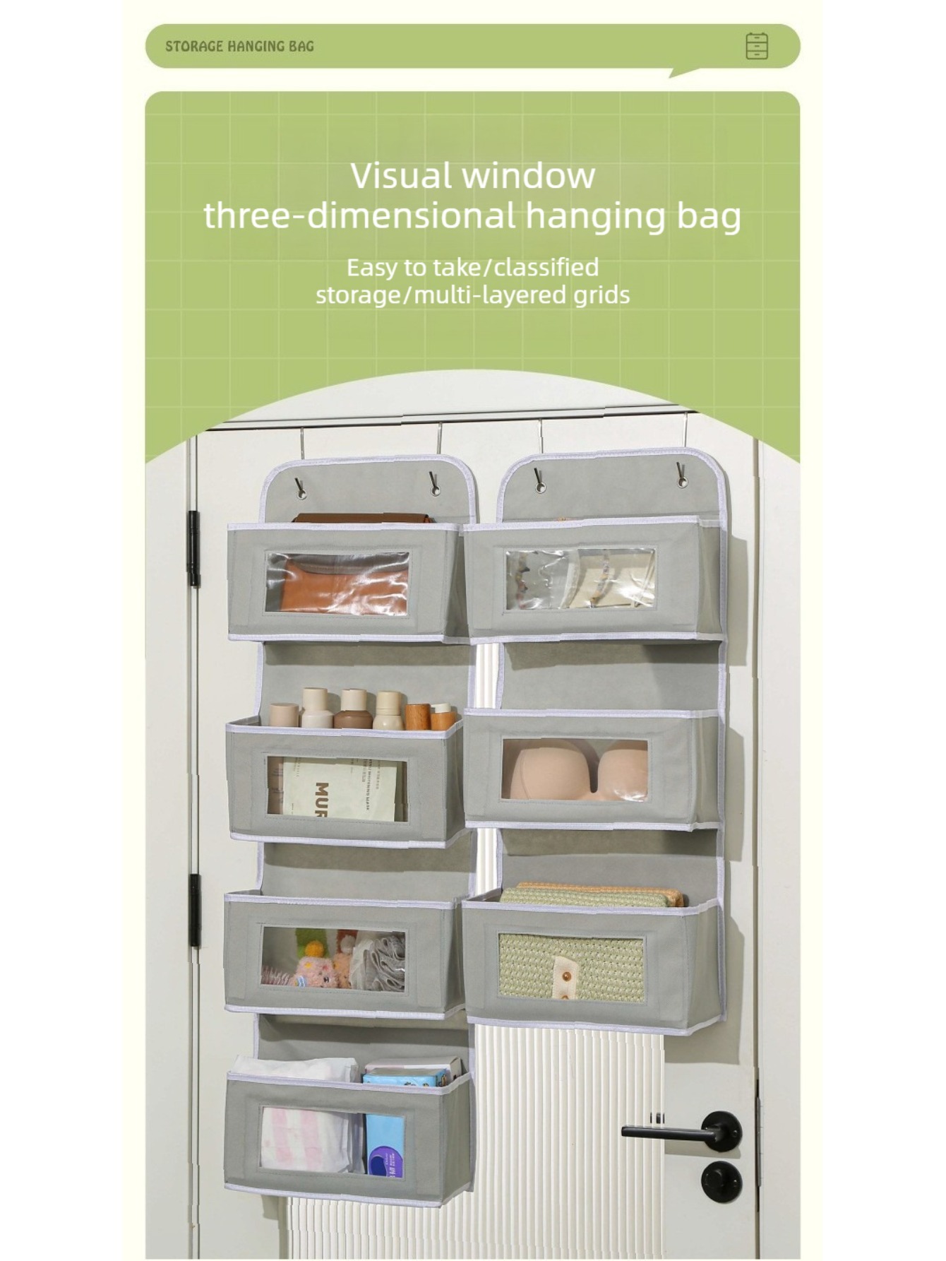 Baby Nursery Hooks - Organizzatore Multistrato Visibile per Cameretta Neonato