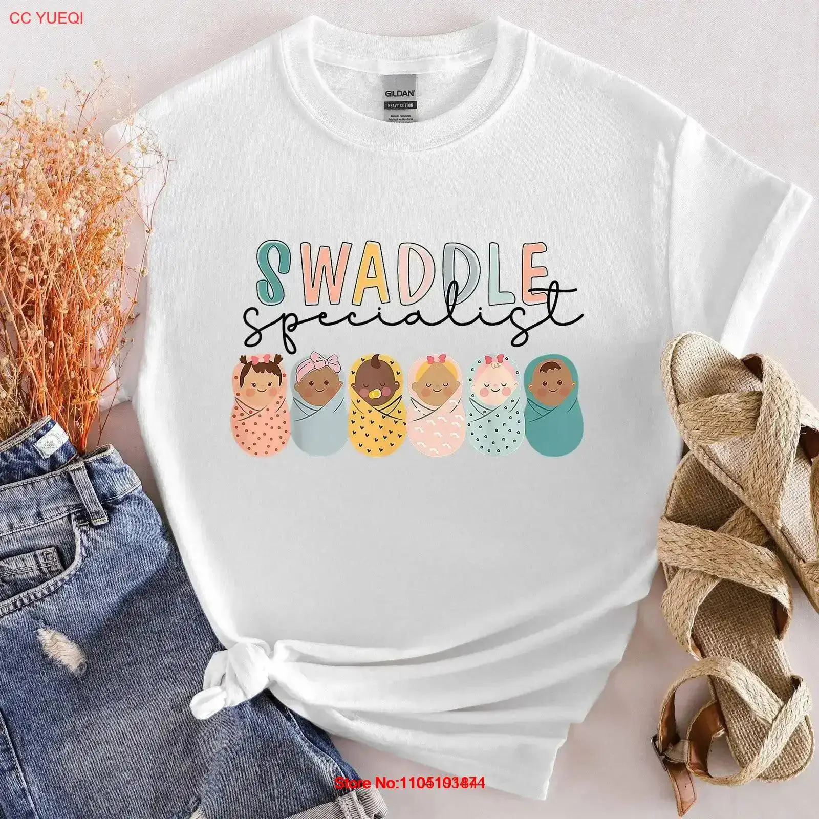 Baby Nursery Unit - Swaddle SpecialisT T Shirt Lavoro e