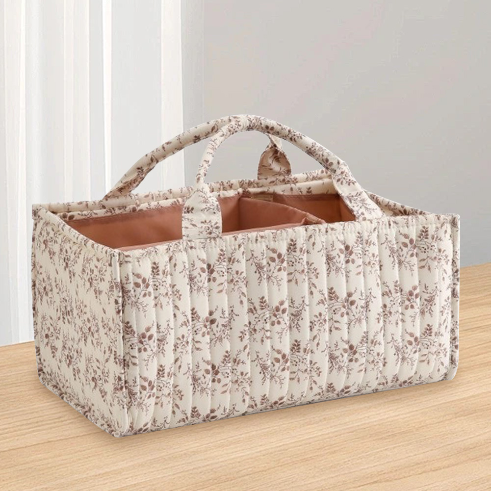Baby Nursery Essentials - Organizer per Pannolini Floreale con Divisorio