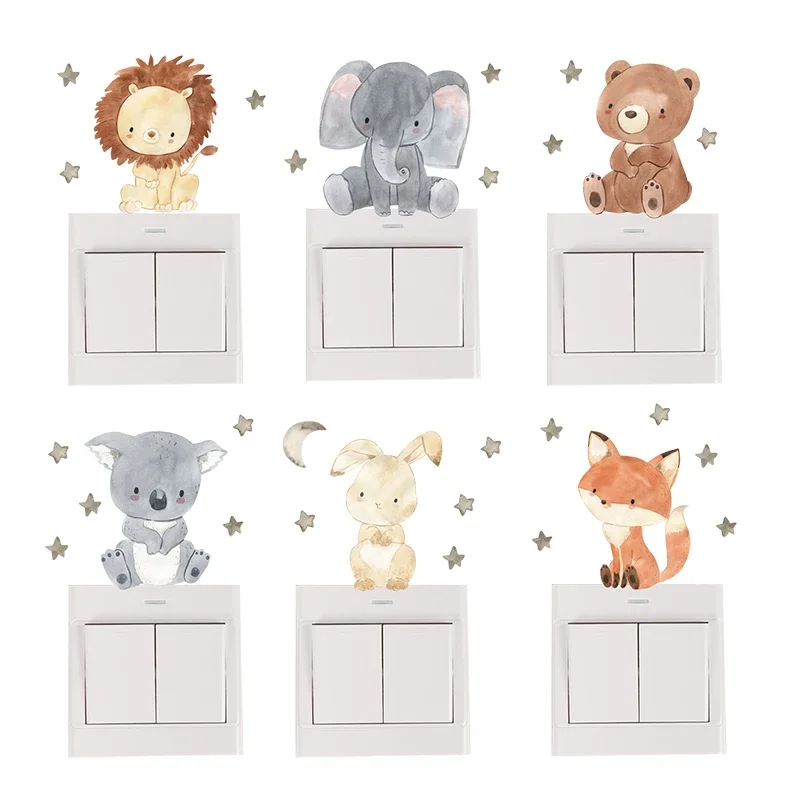 Baby Nursery Decals - Set da 1/2/4/6 Adesivi Murali con