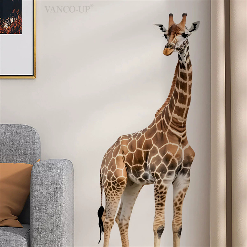 Baby Nursery Labels - Adesivo grande con giraffa e altri