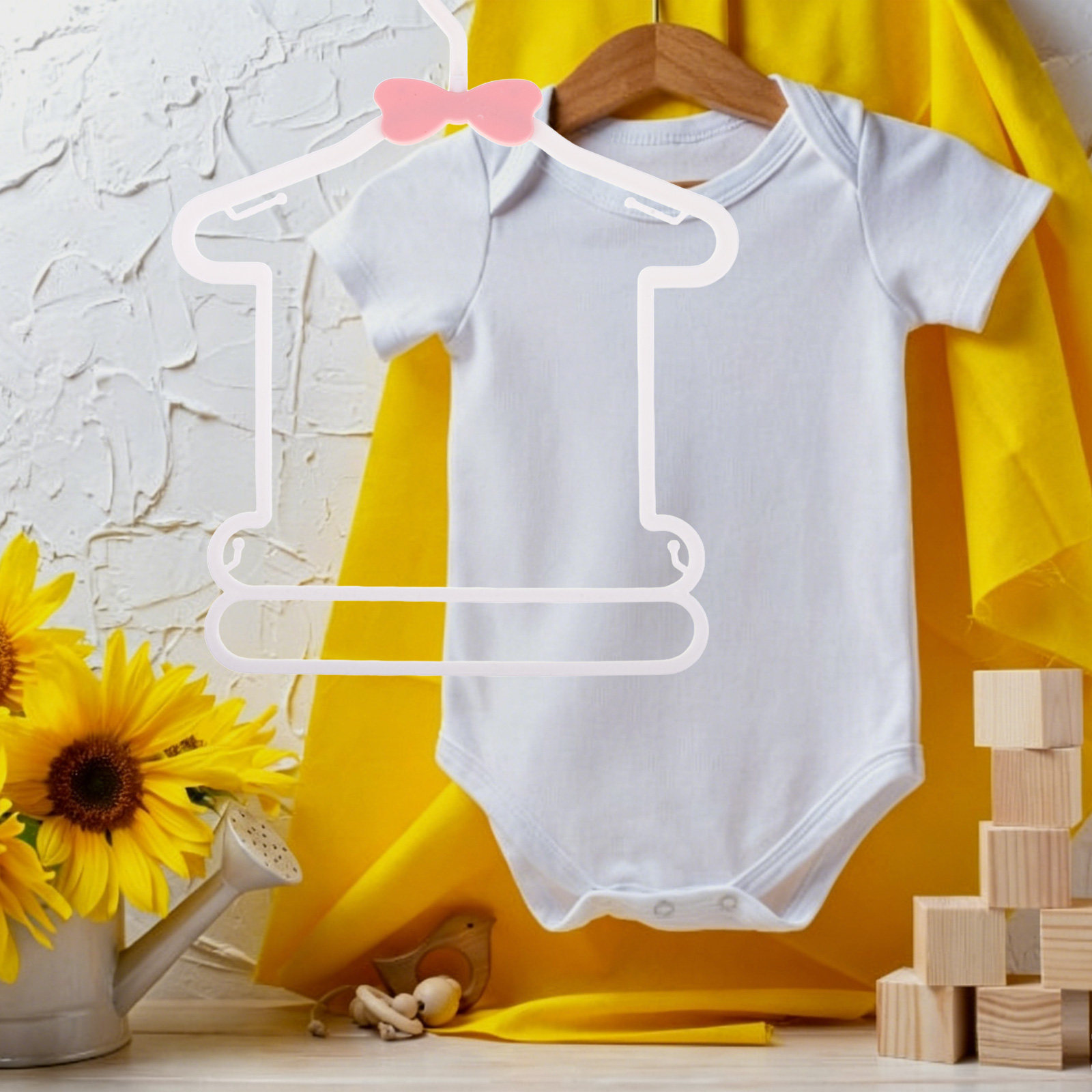 Baby Nursery Hooks - 8 Pezzi Appendiabiti per Tutine Neonato