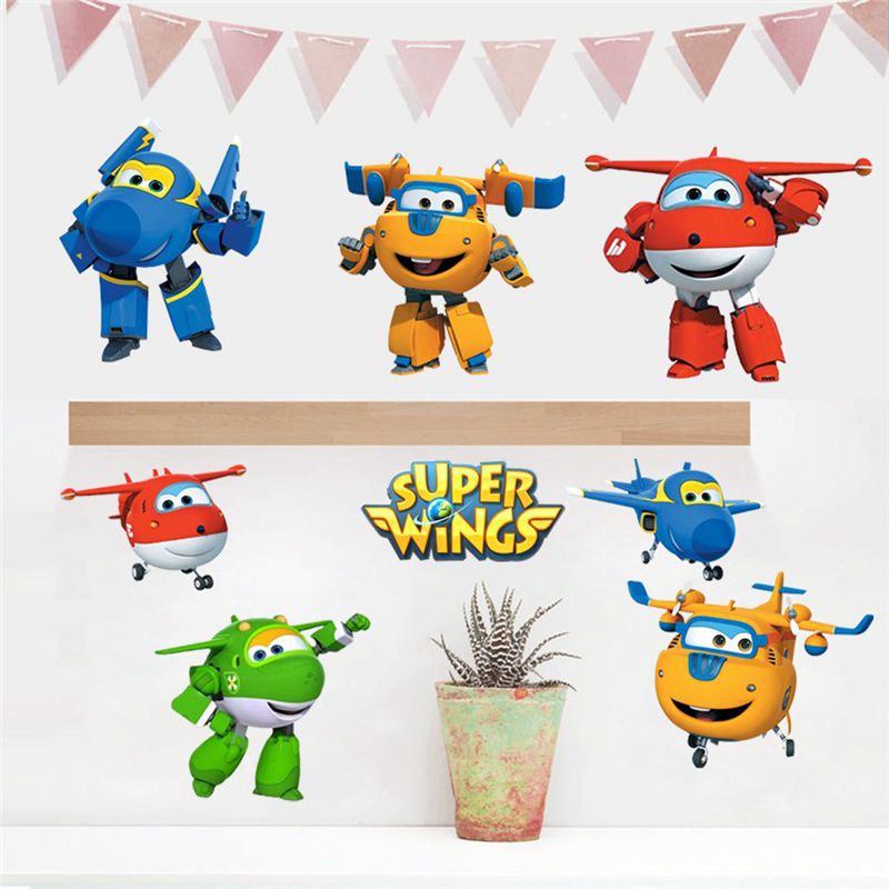 Hot Cartoon Super Wings Deform - Baby Nursery Decals recensione e prezzo