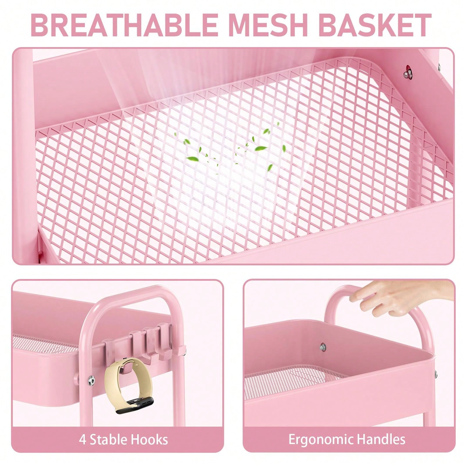 Carrello a 3 Ripiani in Metall - Baby Nursery Essentials recensione e prezzo