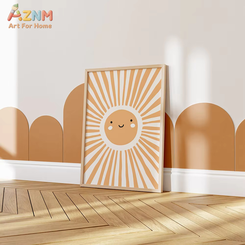 AZNM Quadro su Tela Boho con G - Baby Nursery Neutral recensione e prezzo