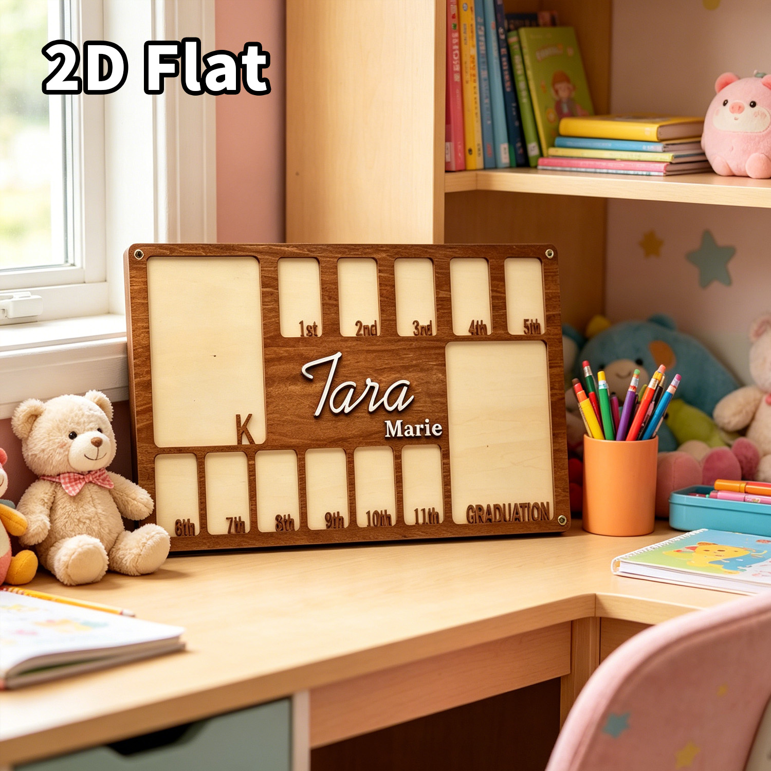 Cornice Portafoto in Legno Per - Baby Nursery Wall Decor recensione e prezzo
