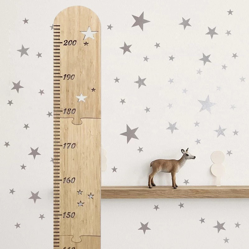 5 fogli in legno nordico per b - Baby Nursery Decals recensione e prezzo