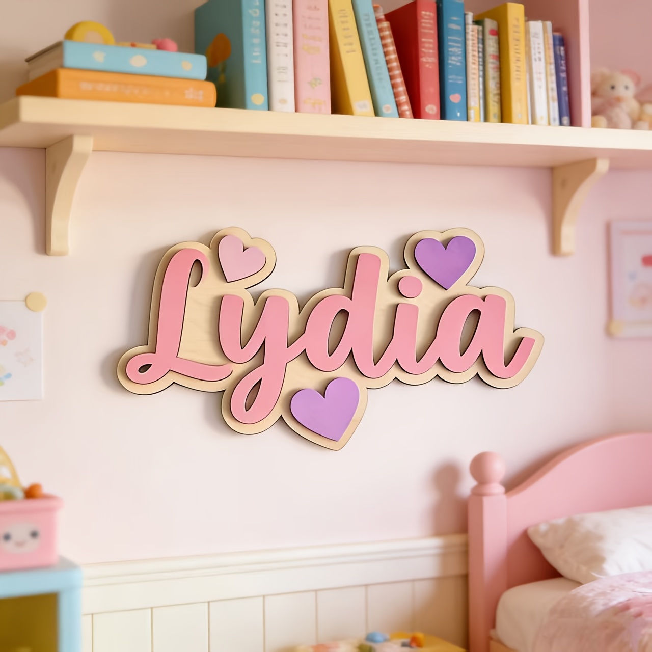 Targa Personalizzata a Cuore S - Baby Nursery Name recensione e prezzo