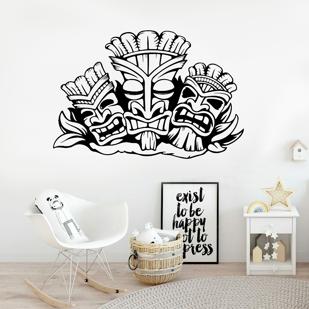 Adesivo murale Totem hawaiano  - Baby Nursery Labels recensione e prezzo
