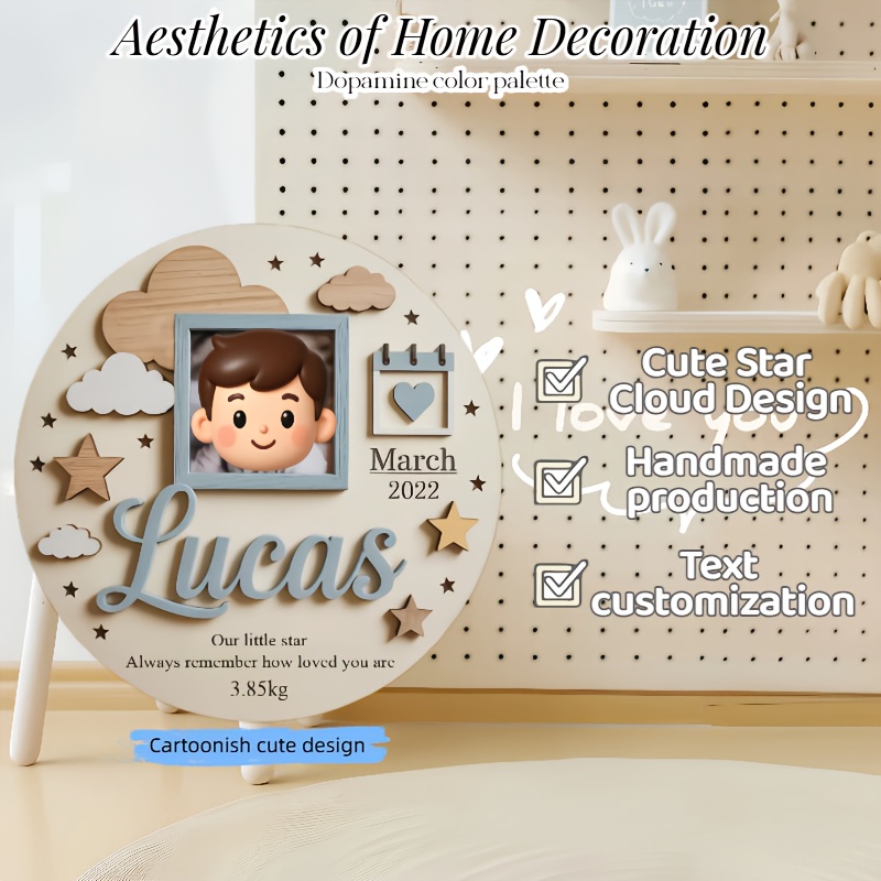 Cornice Fotografica Personaliz - Baby Nursery Name recensione e prezzo