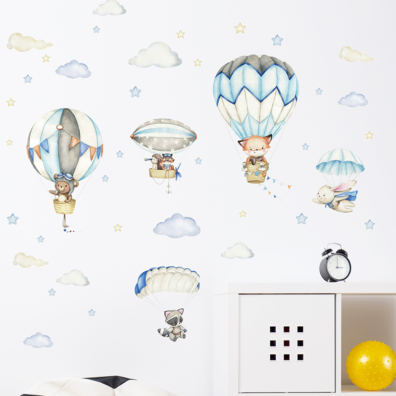 Animali carini dei cartoni ani - Baby Nursery Decals recensione e prezzo