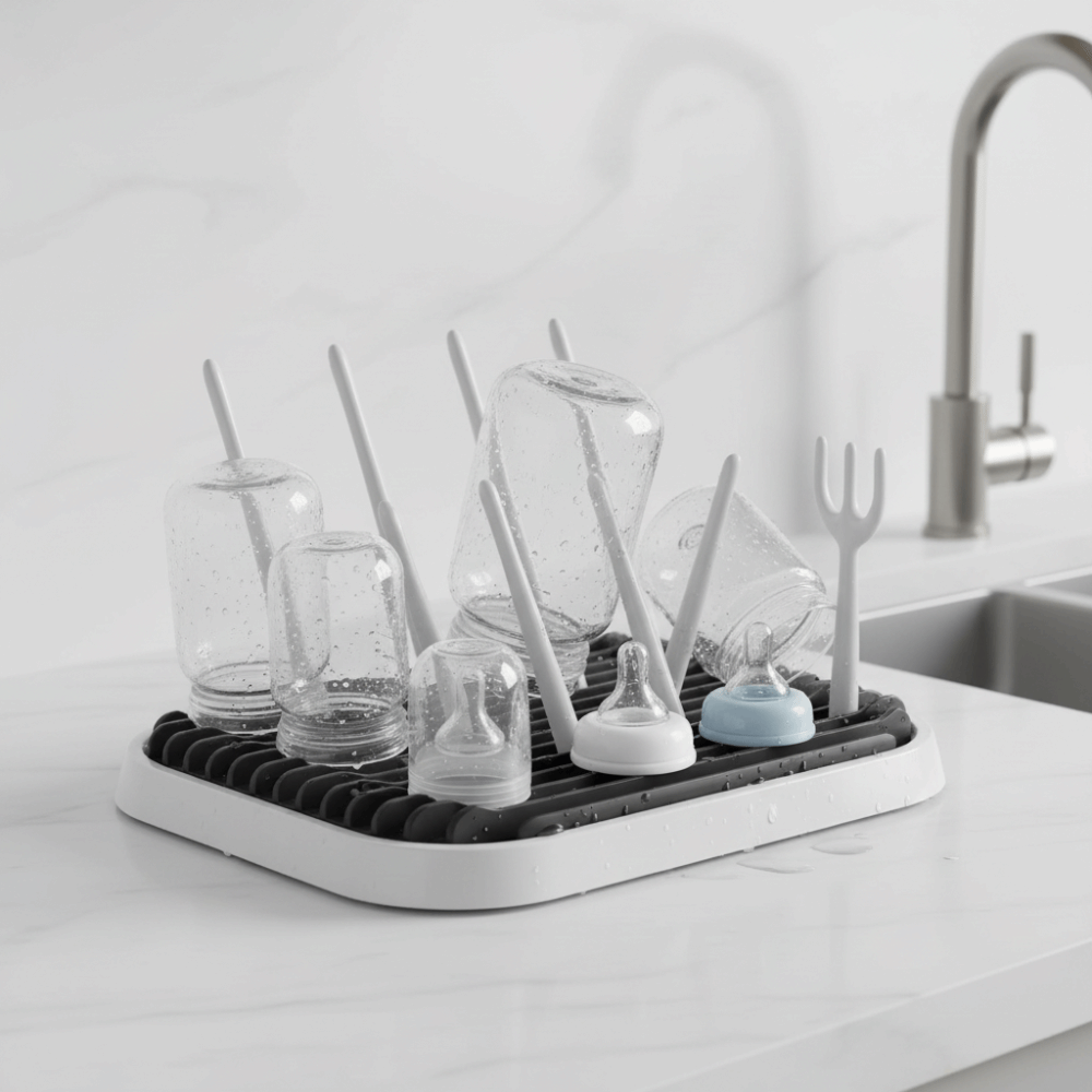 Stendino per biberon pieghevol - Baby Nursery Essentials recensione e prezzo
