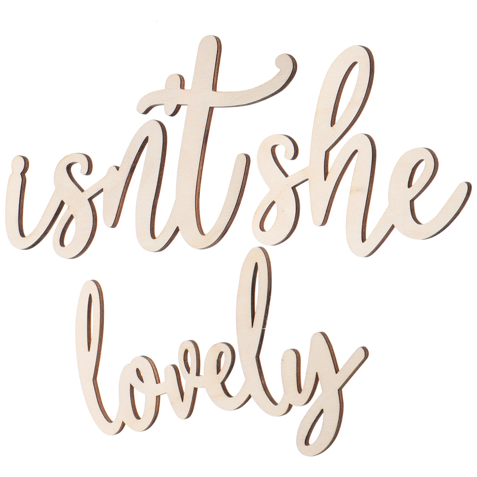 Insegna in Legno, Adesivo Mura - Baby Nursery Wall Decor recensione e prezzo