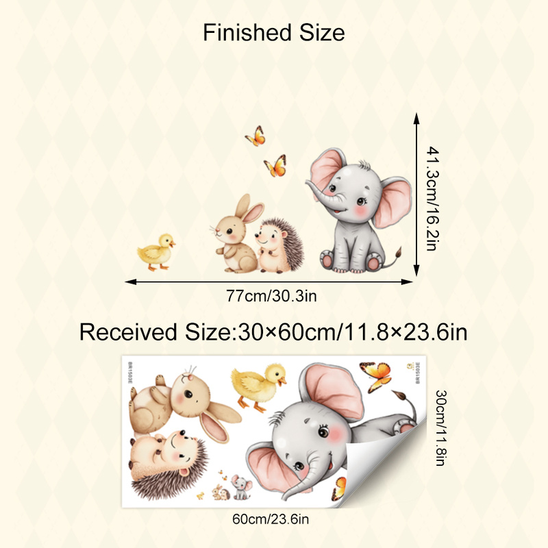Adesivo da parete con animali  - Baby Nursery Decals recensione e prezzo