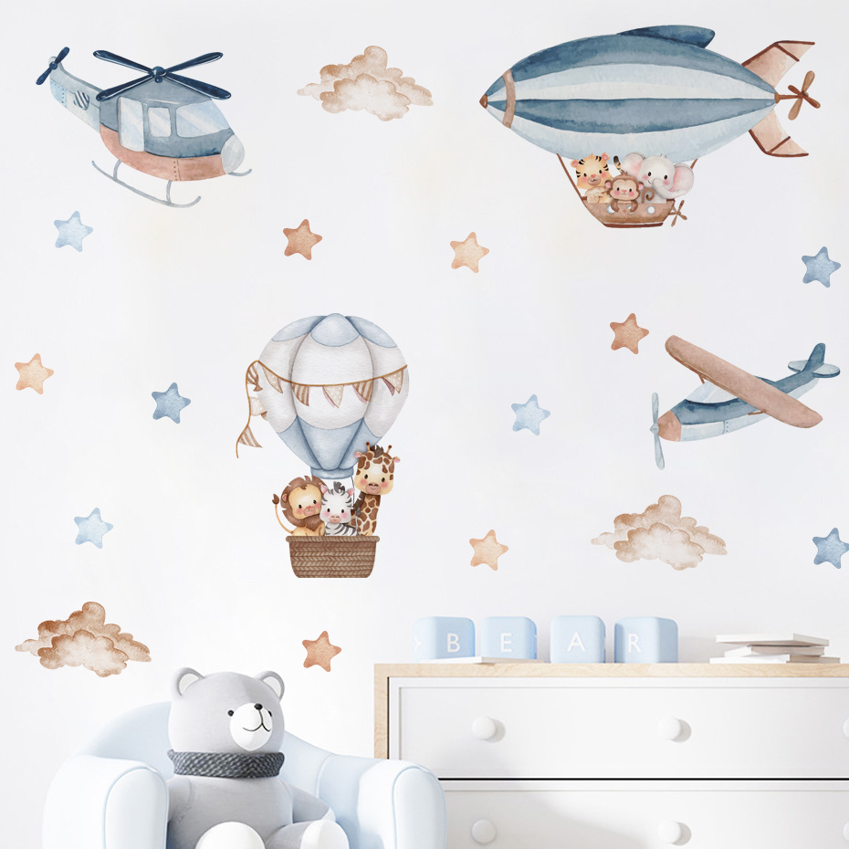 Animali dell'acquerello Pallon - Baby Nursery Decals recensione e prezzo