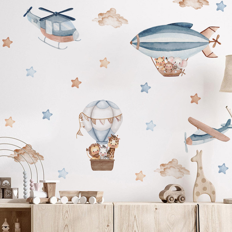 Animali dell'acquerello Pallon - Baby Nursery Decals recensione e prezzo