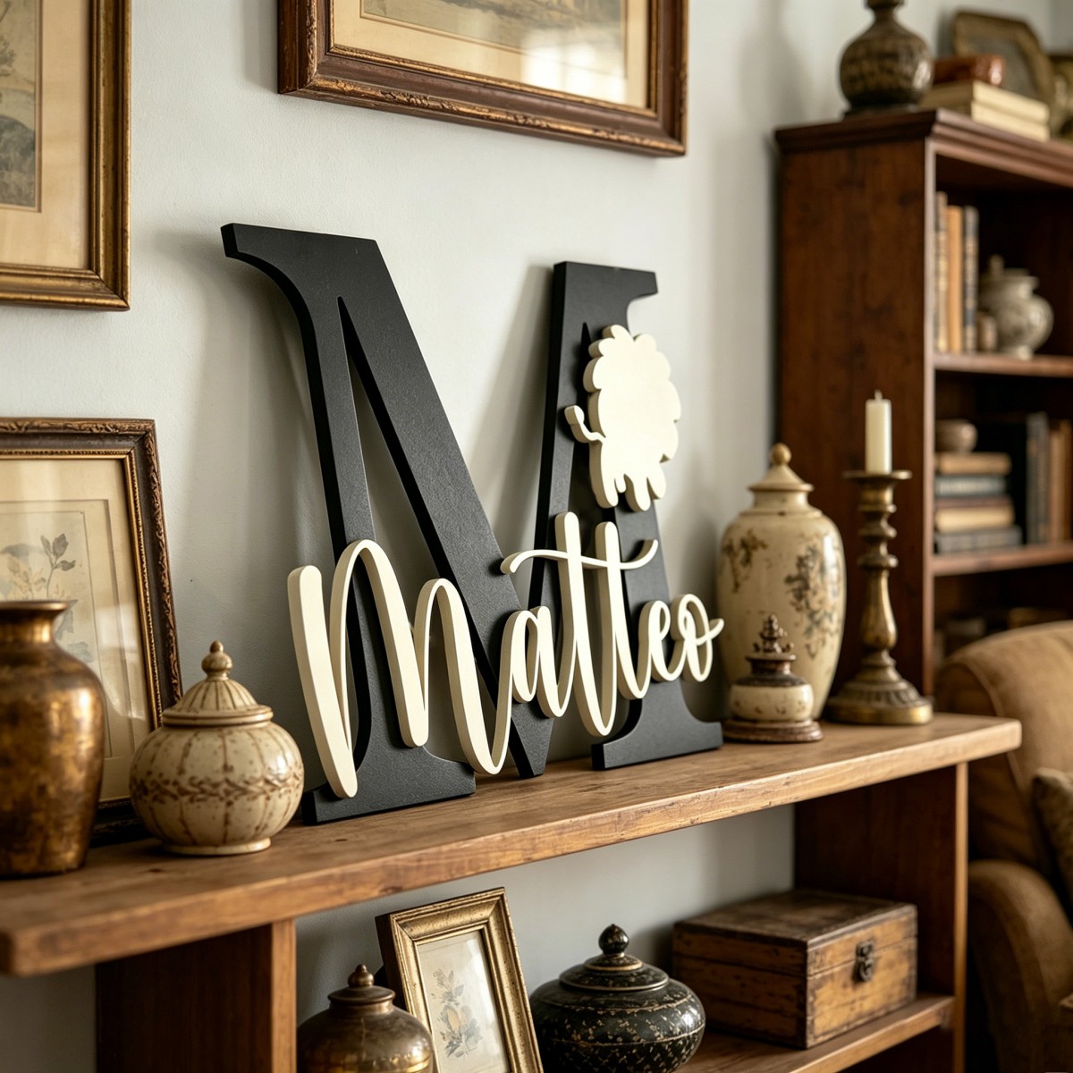 1 Pezzo Targa in Legno Persona - Baby Nursery Name recensione e prezzo