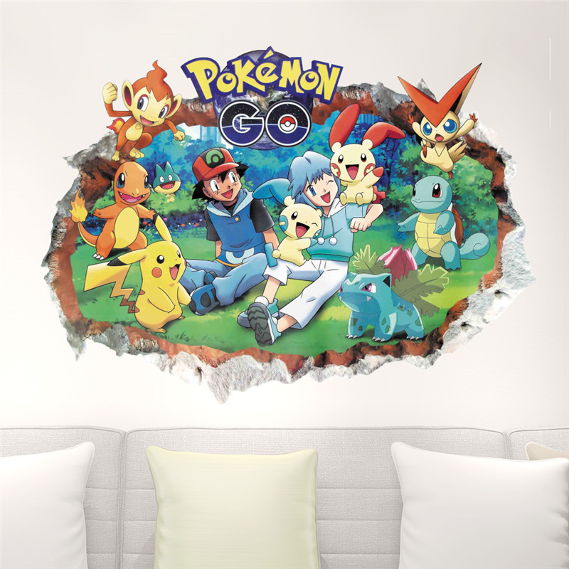 Cartoon pokragon Pikachu Wall  - Baby Nursery Decals recensione e prezzo