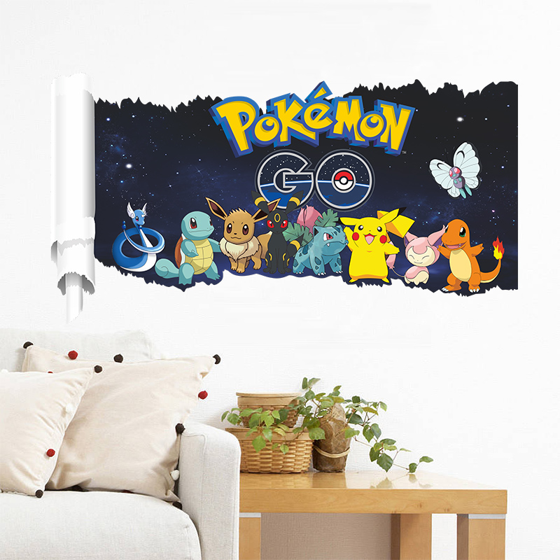 Cartoon pokragon Pikachu Wall  - Baby Nursery Decals recensione e prezzo