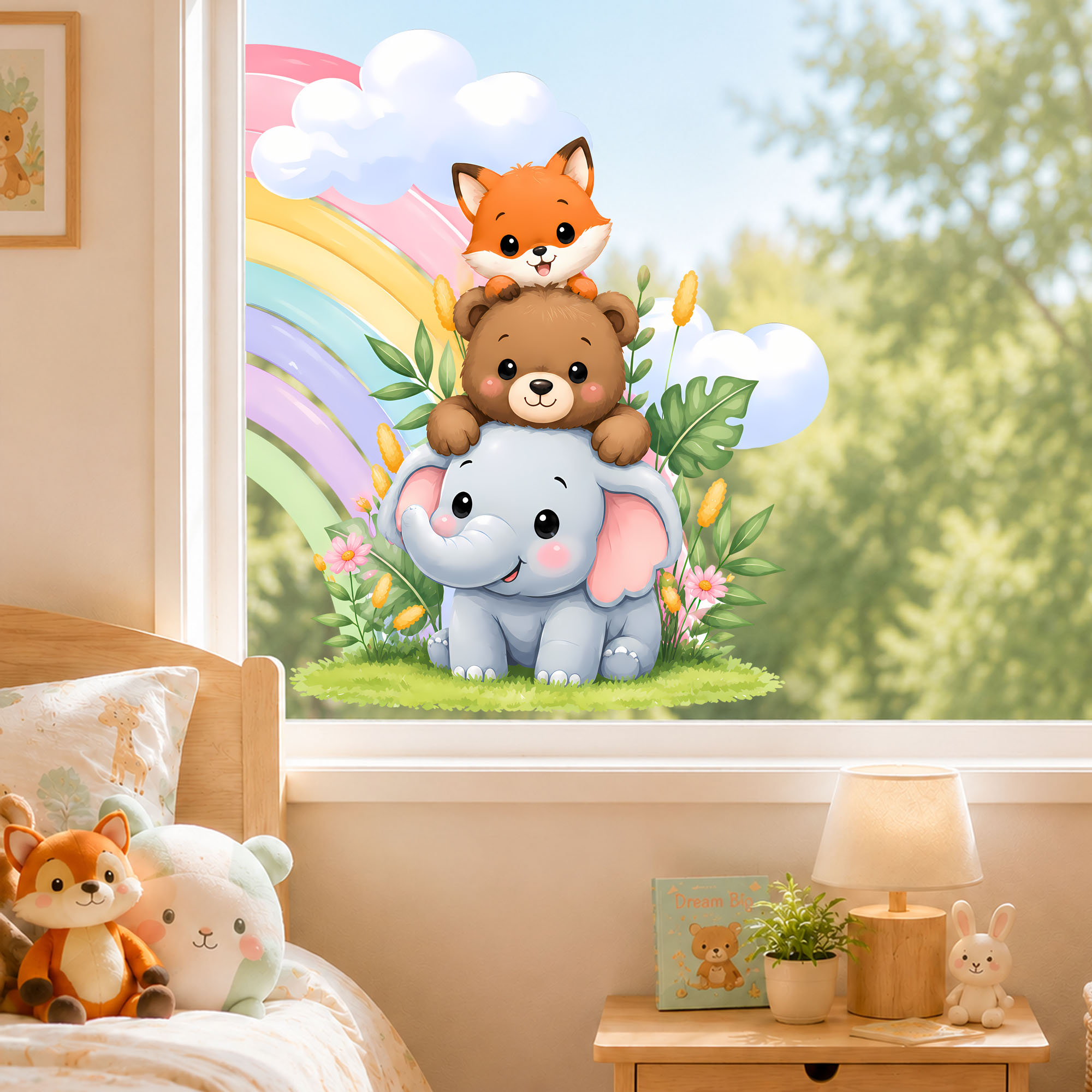 Pellicola per Finestre con Ele - Baby Nursery Labels recensione e prezzo