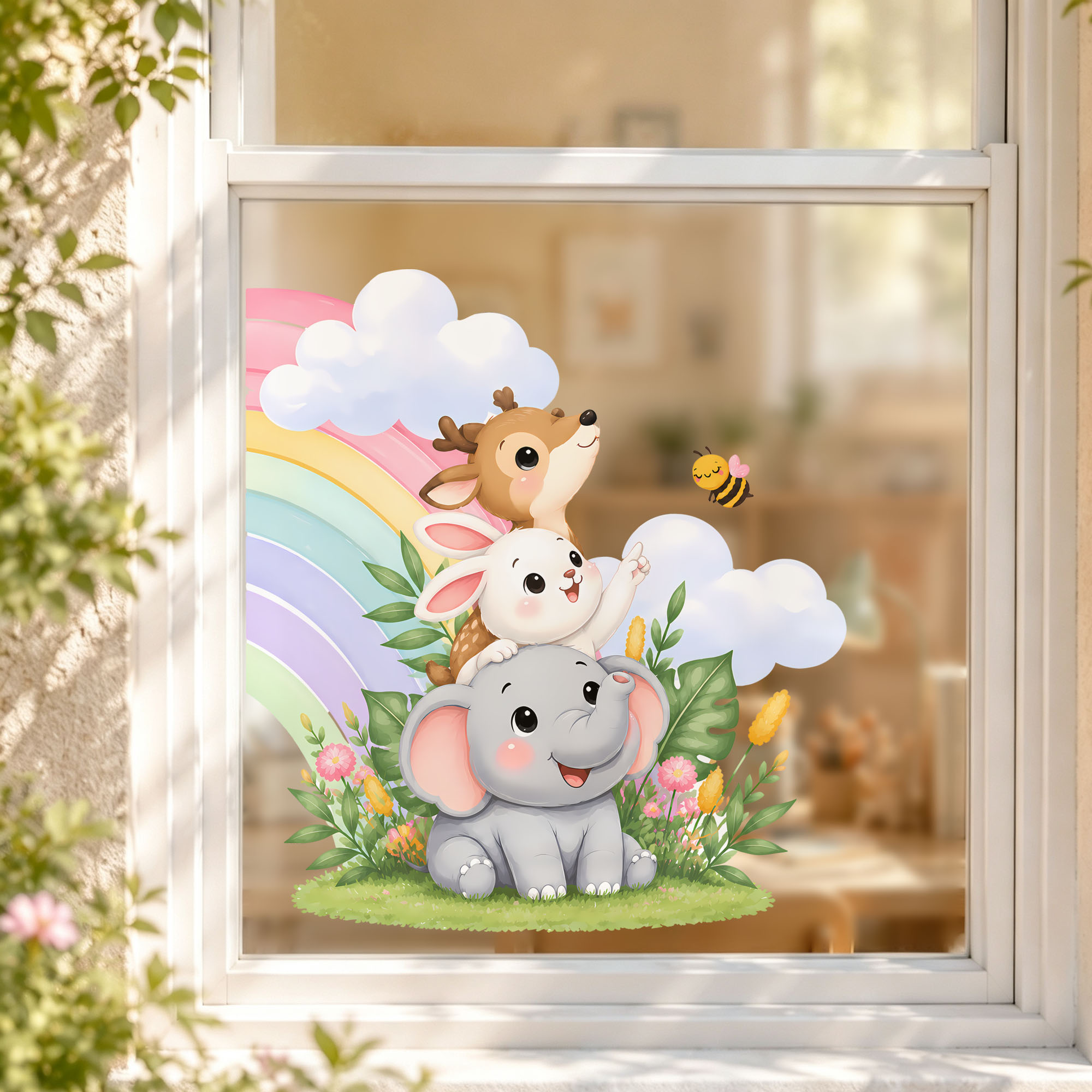Pellicola per Finestre con Ele - Baby Nursery Labels recensione e prezzo