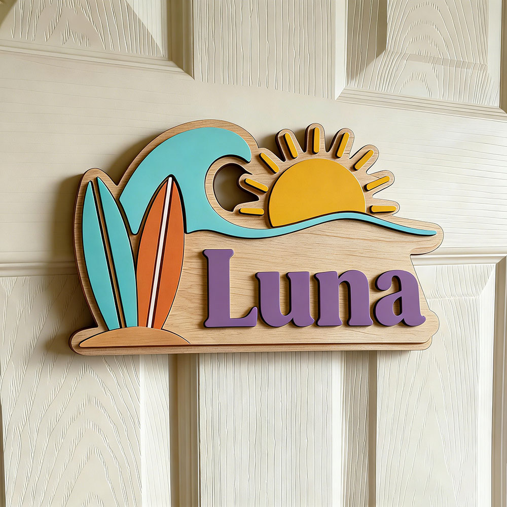 Targa Personalizzata in Legno  - Baby Nursery Name recensione e prezzo