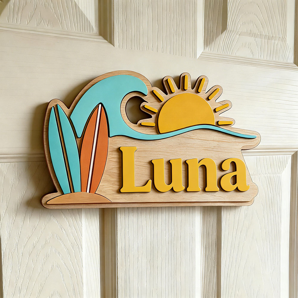 Targa Personalizzata in Legno  - Baby Nursery Name recensione e prezzo