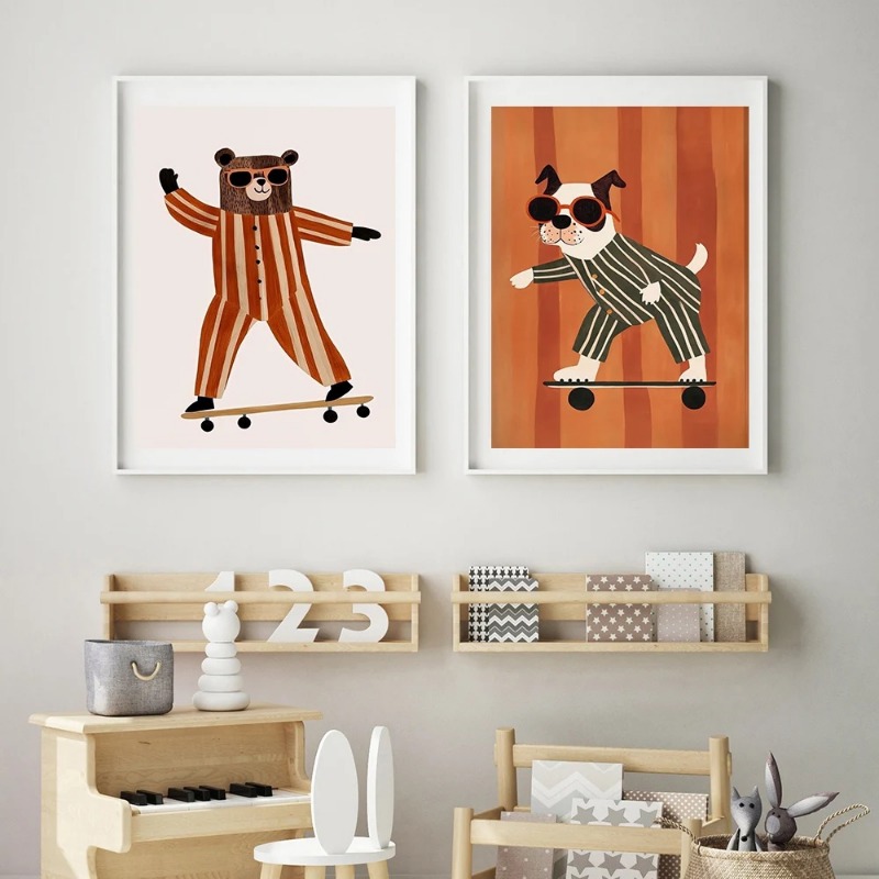 1 pezzo di poster senza cornic - Baby Nursery Neutral recensione e prezzo