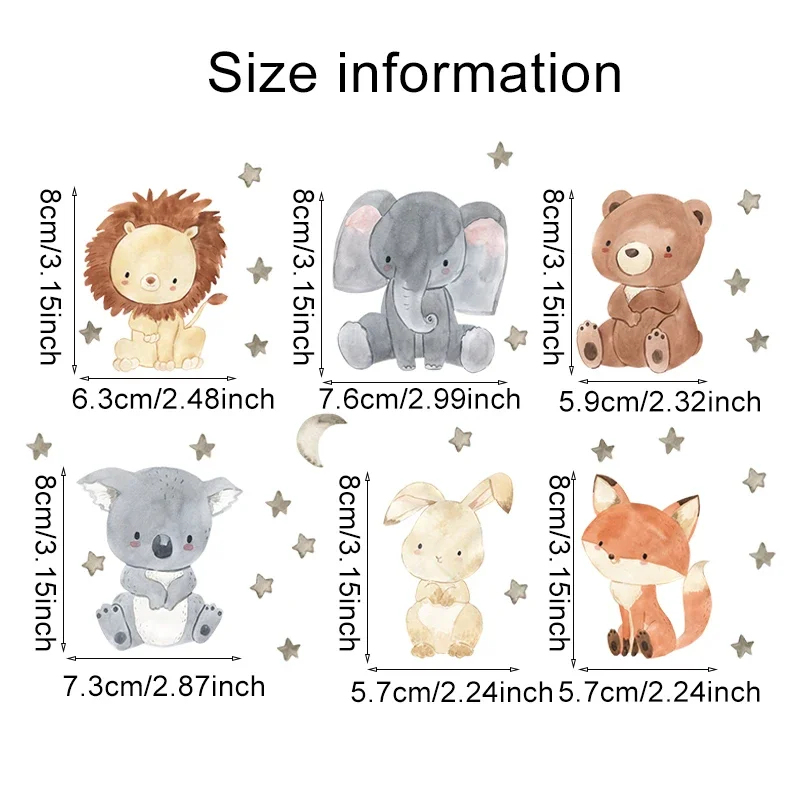Set da 1/2/4/6 Adesivi Murali  - Baby Nursery Decals recensione e prezzo