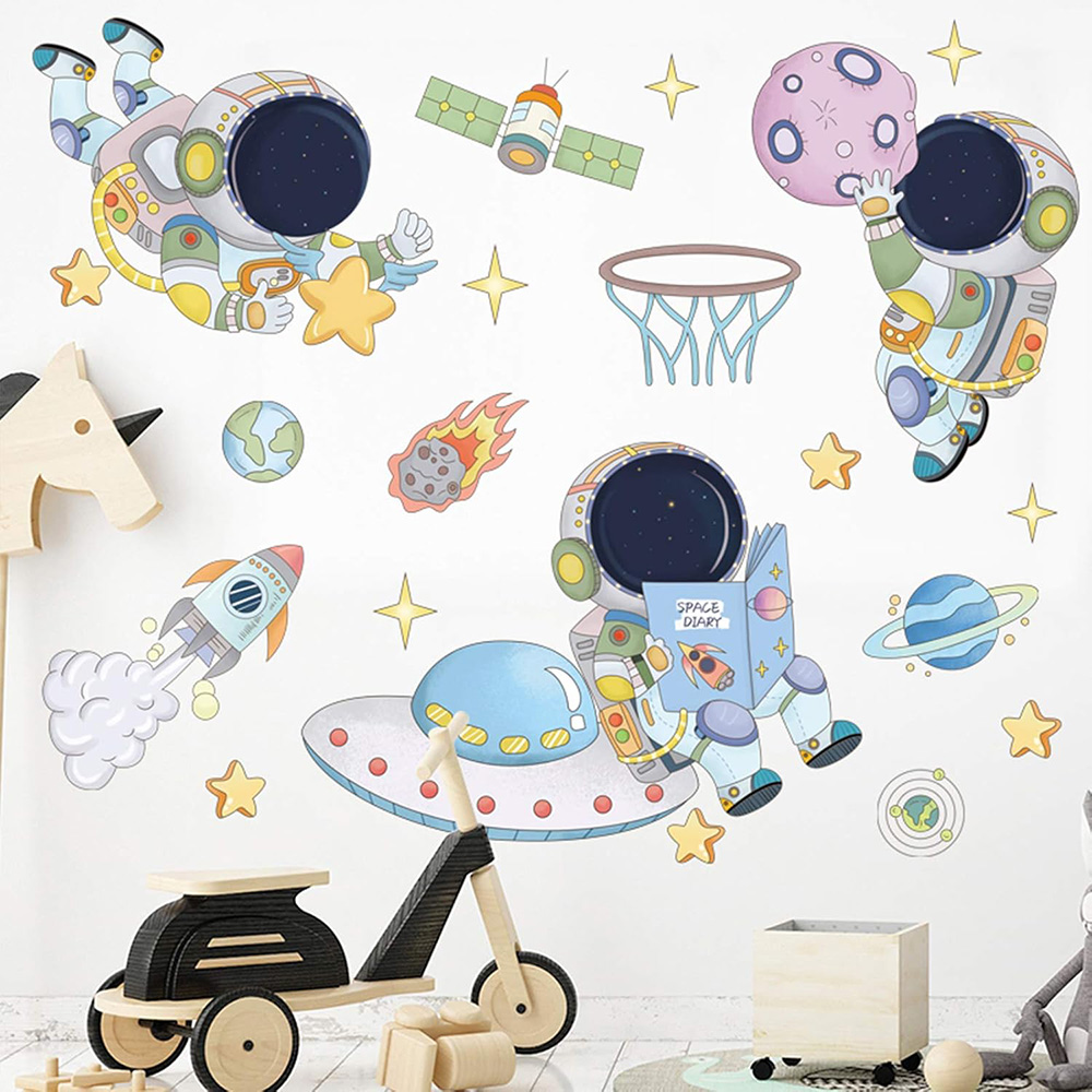 Astronauta Pianeta Spazio Ades - Baby Nursery Decals recensione e prezzo